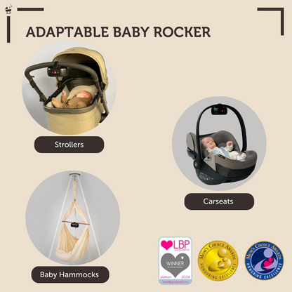ZAZU Mecedora para cochecitos con sensor de llanto Baby Rocker