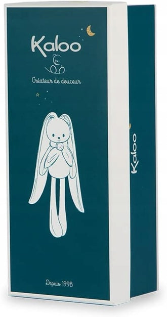 KALOO peluche de terciopelo acanalado 35 cm CONEJO PANTIN + caja