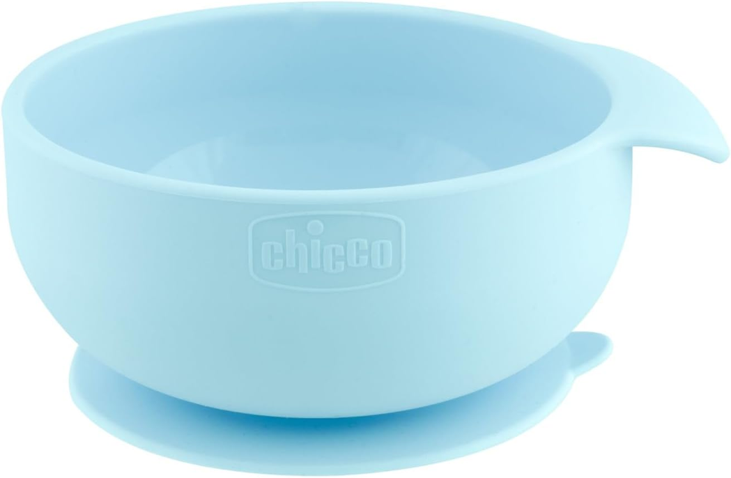 CHICCO Set Easy Start de silicona con cuchara y babero