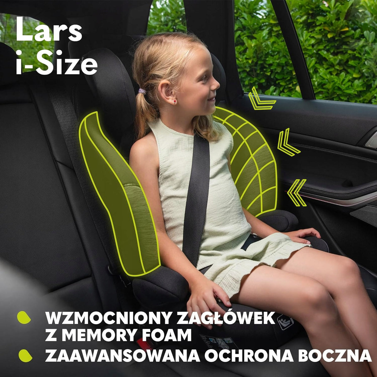 LIONELO Lars i-Size silla de coche grupos 2 y 3