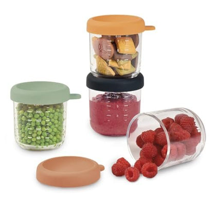 BÉABA recipientes de vidrio para alimentos 4 uds.