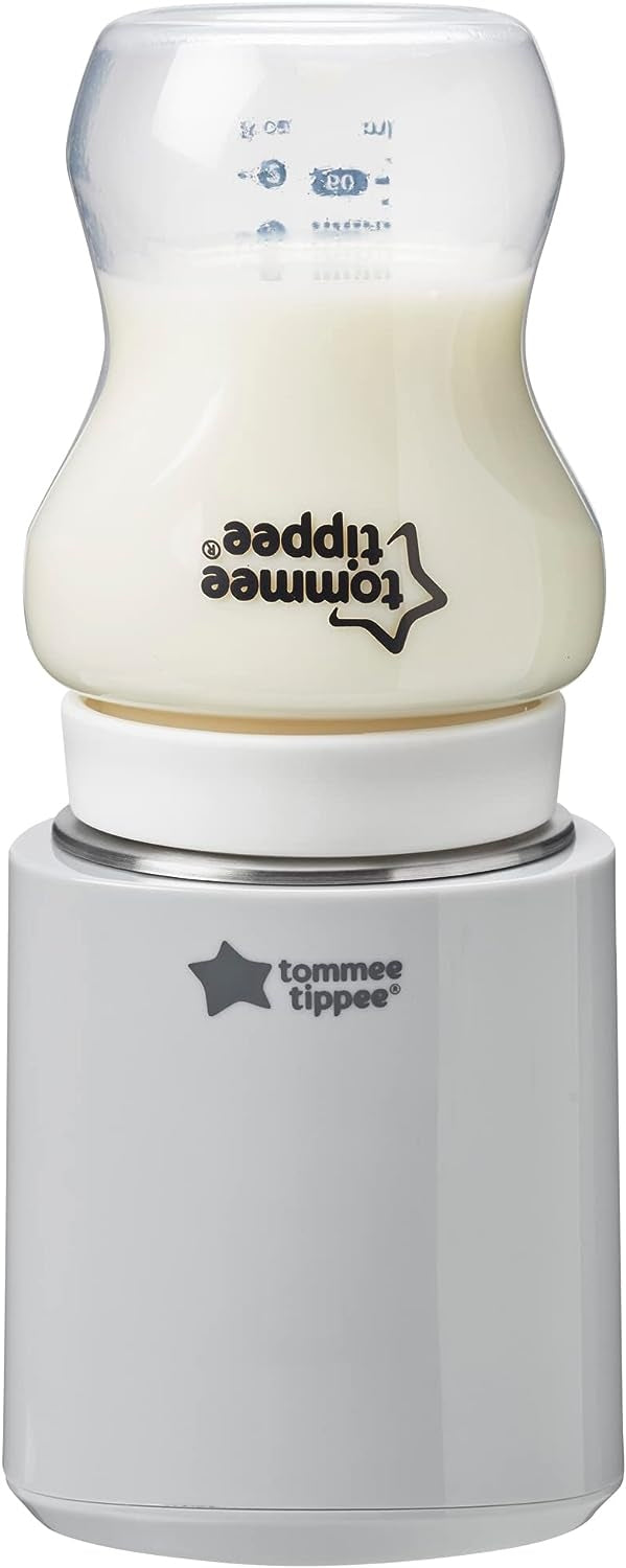 TOMMEE TIPPEE LetsGo podróżny podgrzewacz USB, szary, przenośny podgrzewacz do butelek dla niemowląt