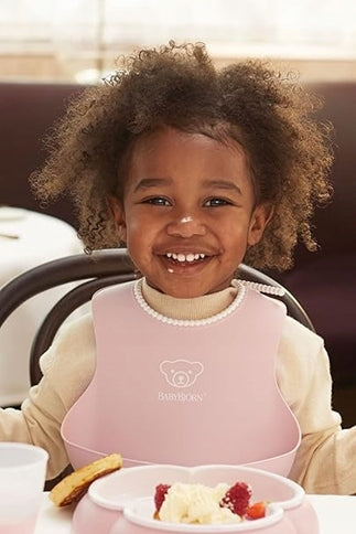 BABYBJORN babero de silicona con bolsillo x2