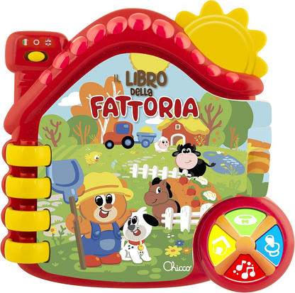 CHICCO Farma libro electrónico educativo en inglés e italiano para niños