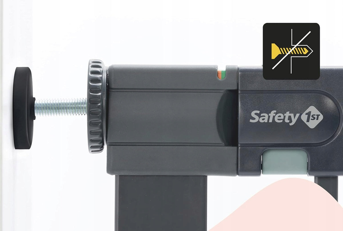 SAFETY 1ST SecureTech barrera de seguridad metálica para escaleras sin umbral 73-80cm