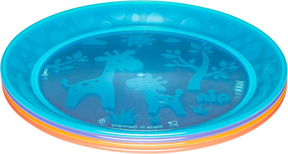 platos para niños 4 unidades 19 cm 6 m+