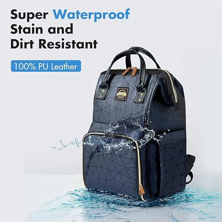 LEKEBABY mochila impermeable para pañales y accesorios