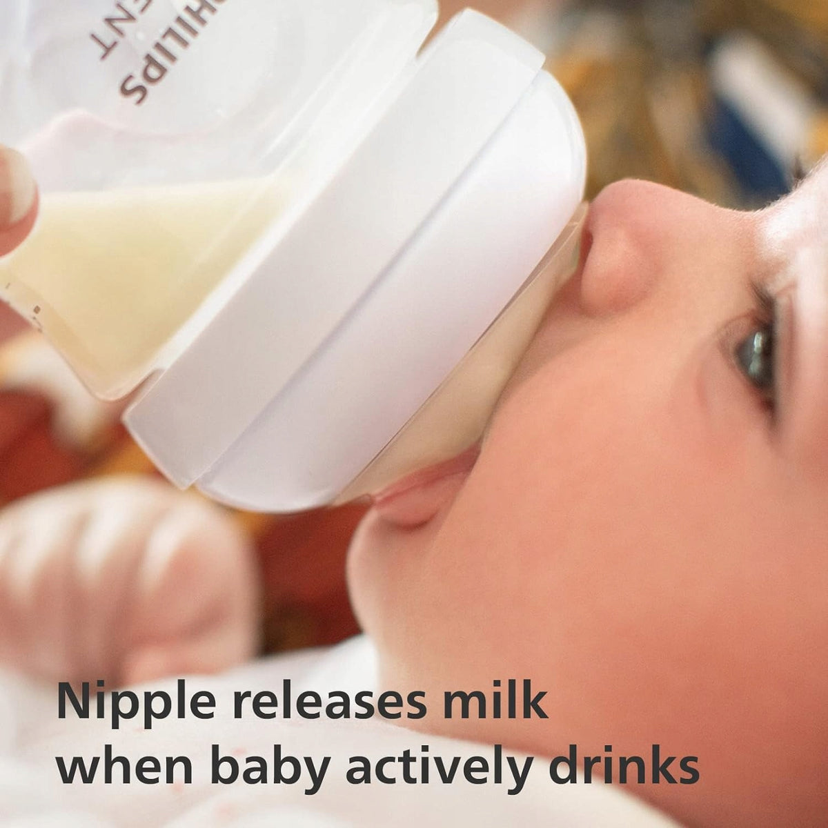 PHILIPS AVENT Natural smoczki do butelek 0msc+ x2, smoczek dla niemowląt z antykolkowym przepływem