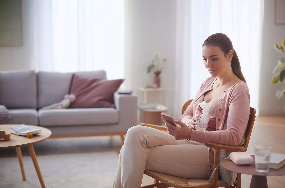 PHILIPS AVENT SCF395/11 LAKTATOR elektryczny U1, różowy, pojedynczy laktator z technologią Natural Motion