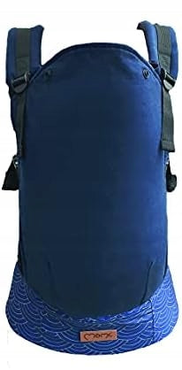 MOMI COLLETE nosidełko ergonomiczne od 3msc do20kg granatowe miękkie nosidło dla niemowląt do 20 kg