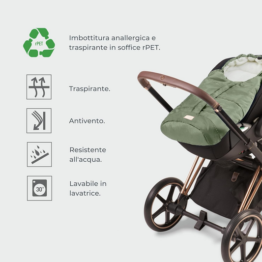 MOOVO NUVITA saco universal para cochecitos 0-6 meses 80 cm