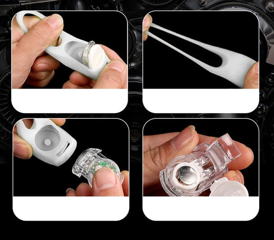 Lámpara LED impermeable de silicona HOVCEH para cochecito 1 pieza