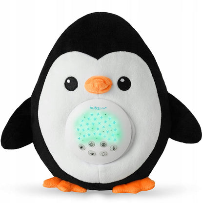 BUBZI peluche proyector de estrellas con 20 sonidos PINGÜINO 20 cm
