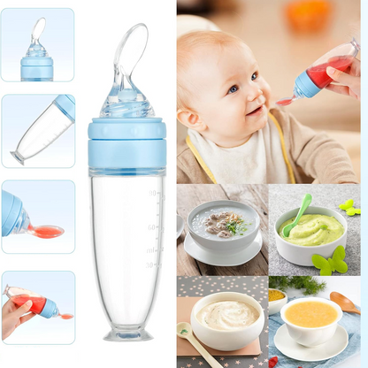 Mordedor dispensador de frutas 2 unidades 6 boquillas + cuchara 90 ml
