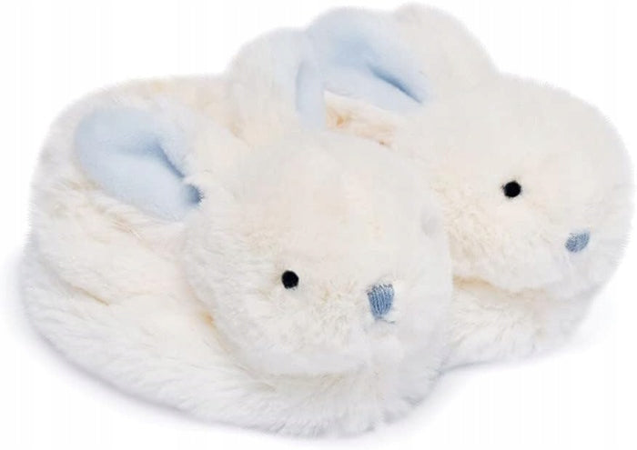 DOUDOU et COMPAGNIE zapatos suaves para bebé con sonajeros conejitos