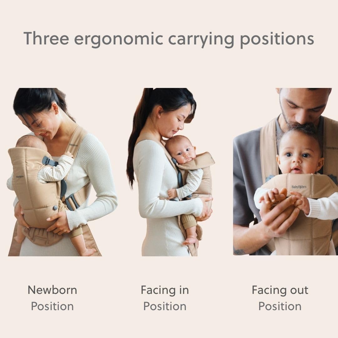 BABYBJORN MINI portabebés ergonómico 3-11kg