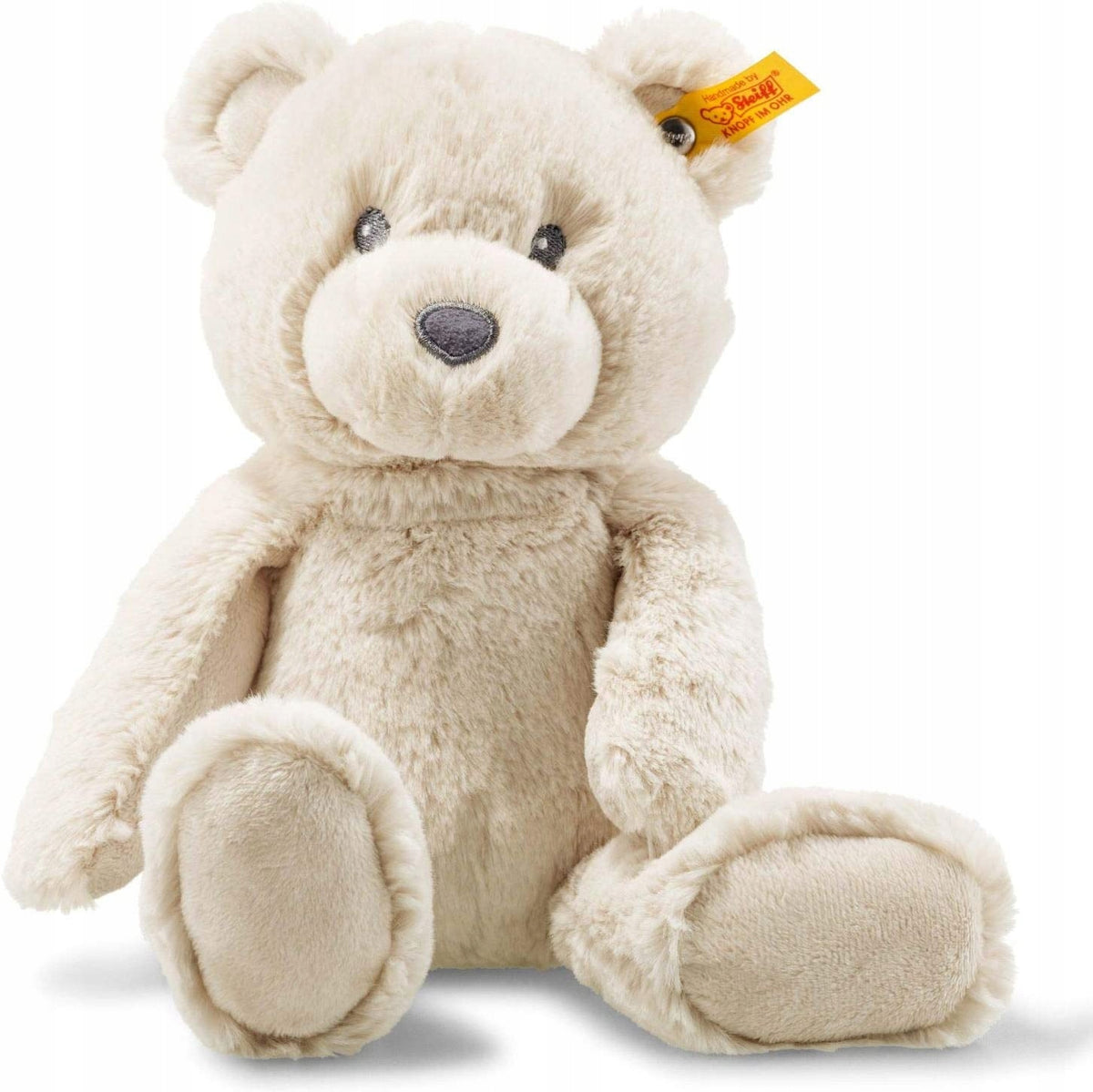 STEIFF pluszowy Miś Bearzy 28 cm beżowy, miękki miś pluszowy dla dziecka