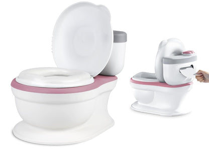 HERAWI orinal musical con asiento suave y depósito extraíble