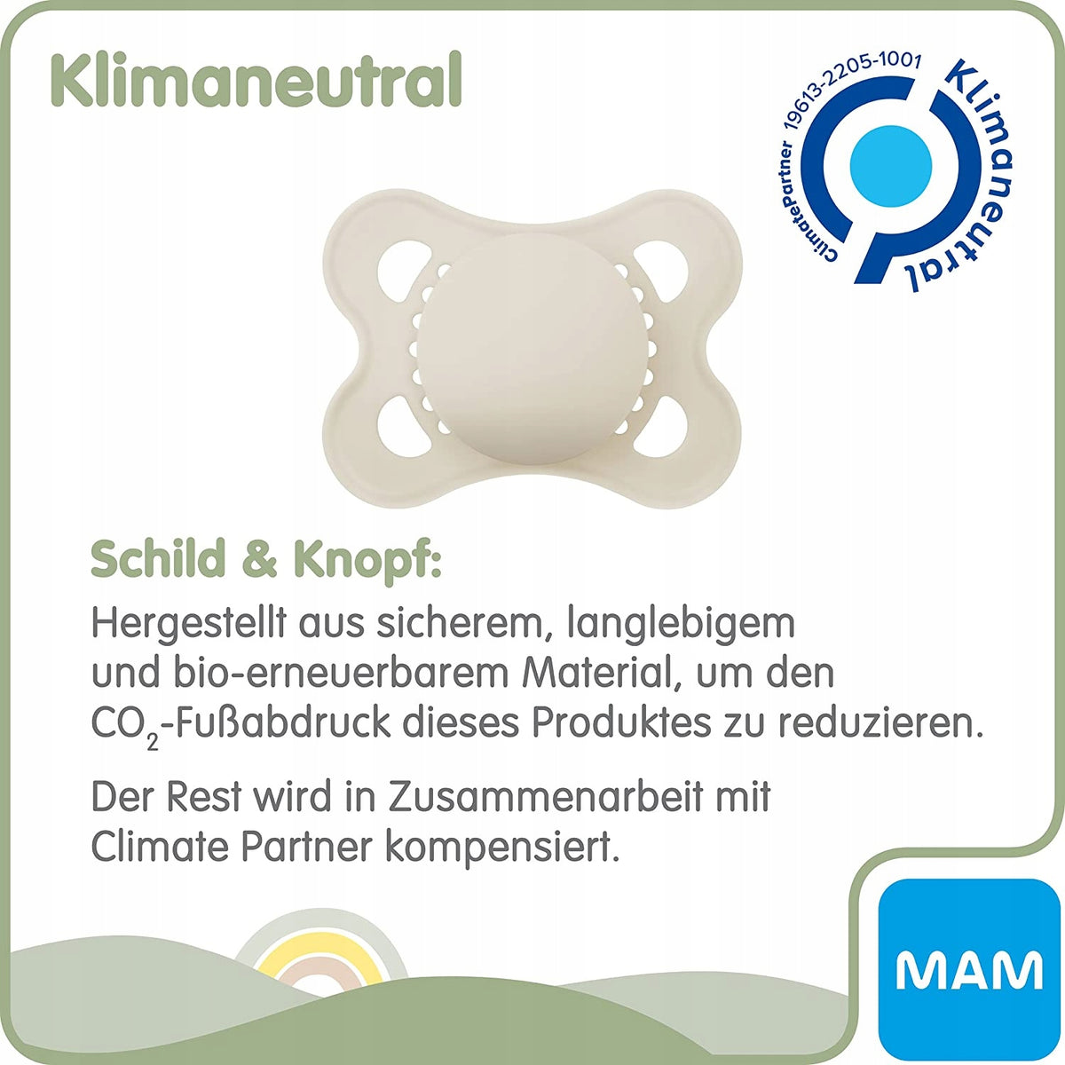 MAM PURE smoczek uspokajający x2 6-16 +box, neutralny dla klimatu, silikon SkinSoft BPA/BPS free