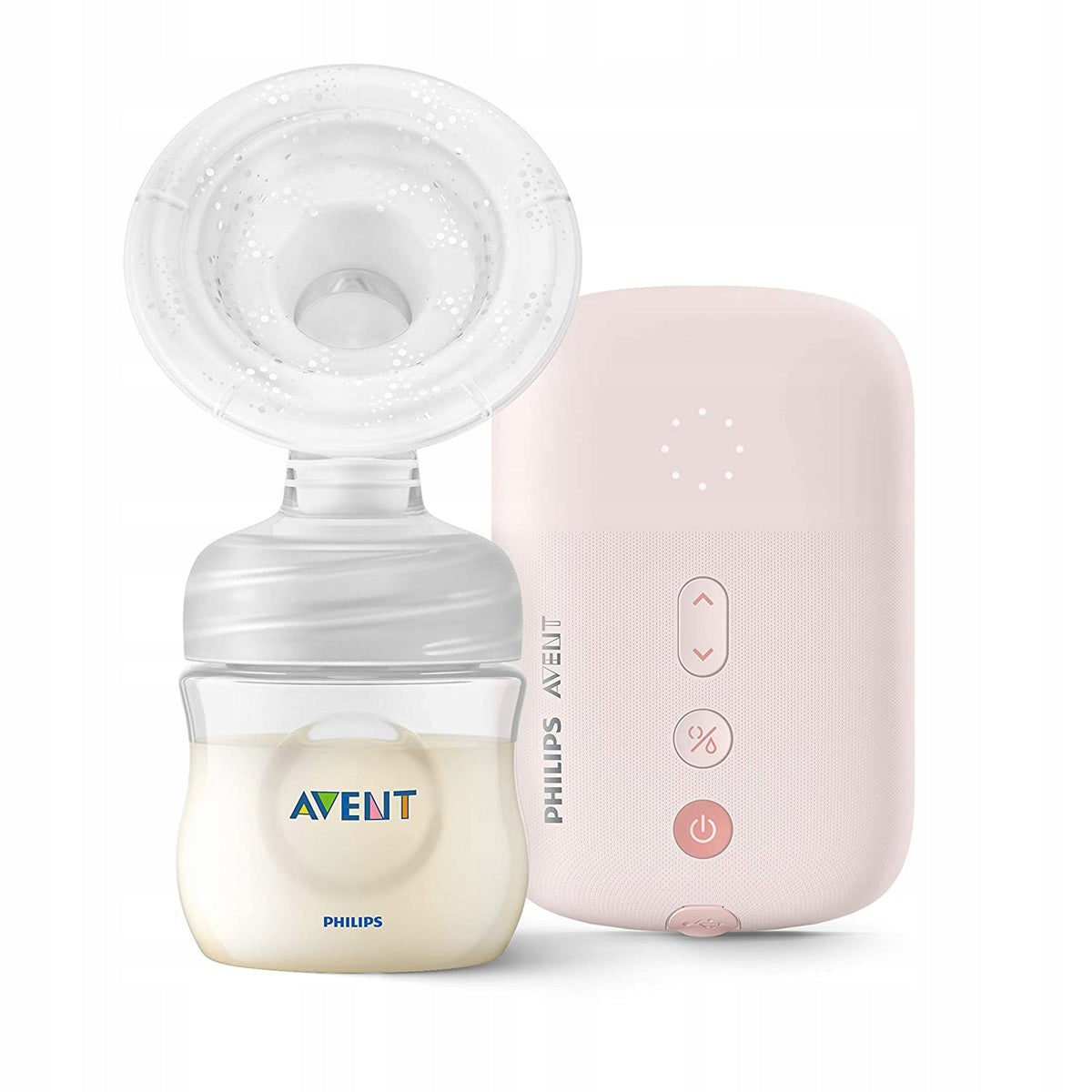 PHILIPS AVENT SCF395/11 LAKTATOR elektryczny 1 różowy, pojedynczy laktator z technologią Natural Motion
