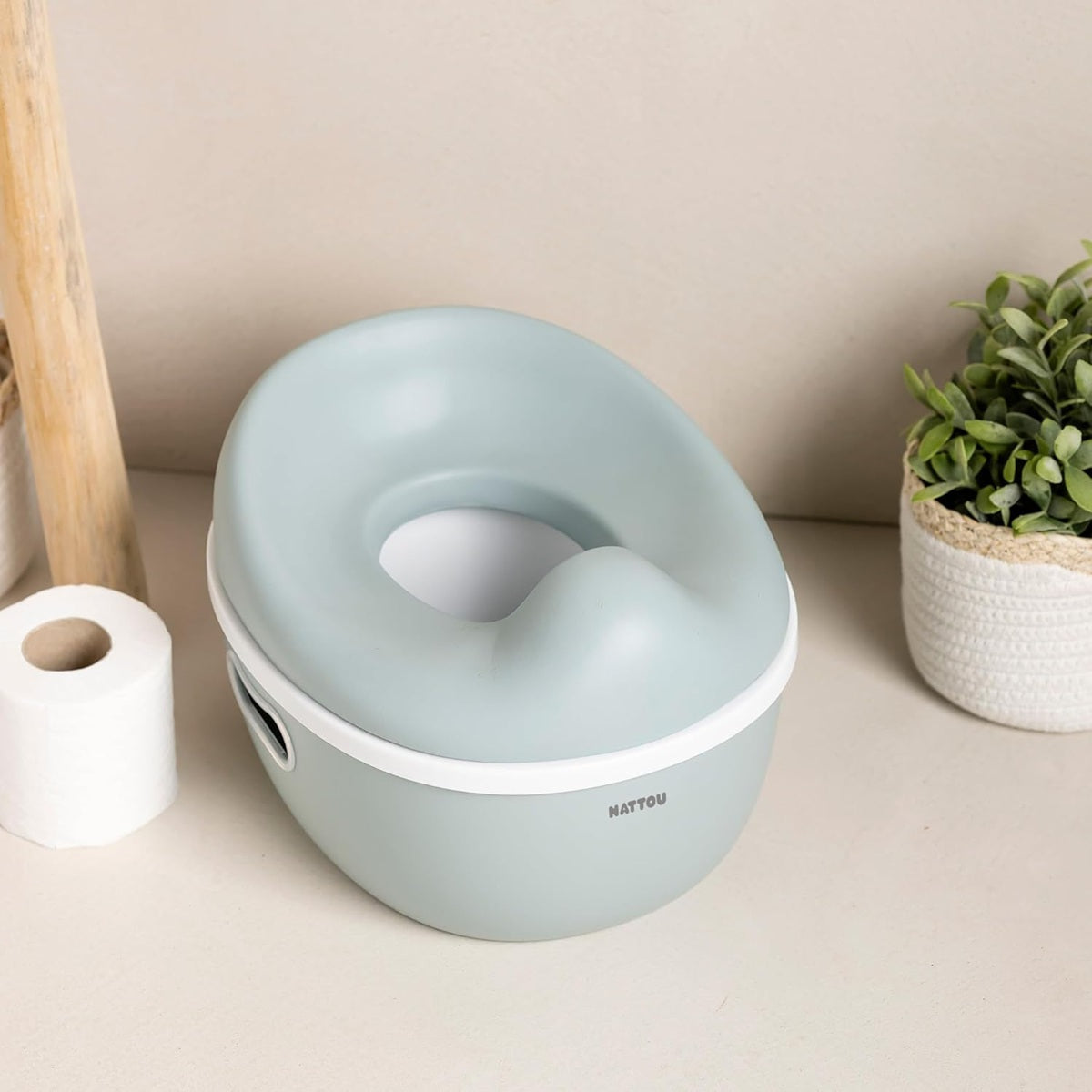 NATTOU Orinal 3 en 1 adaptador para inodoro taburete 18 m+