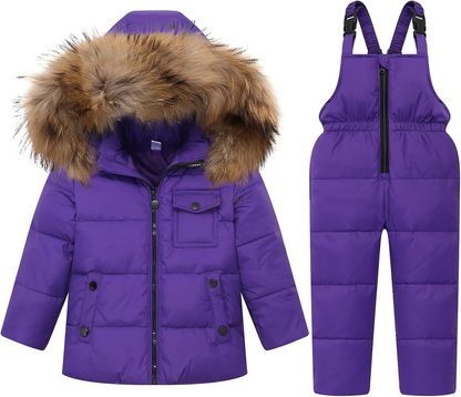 JIAMY mono de invierno chaqueta + pantalones 100 2-3 años para niños