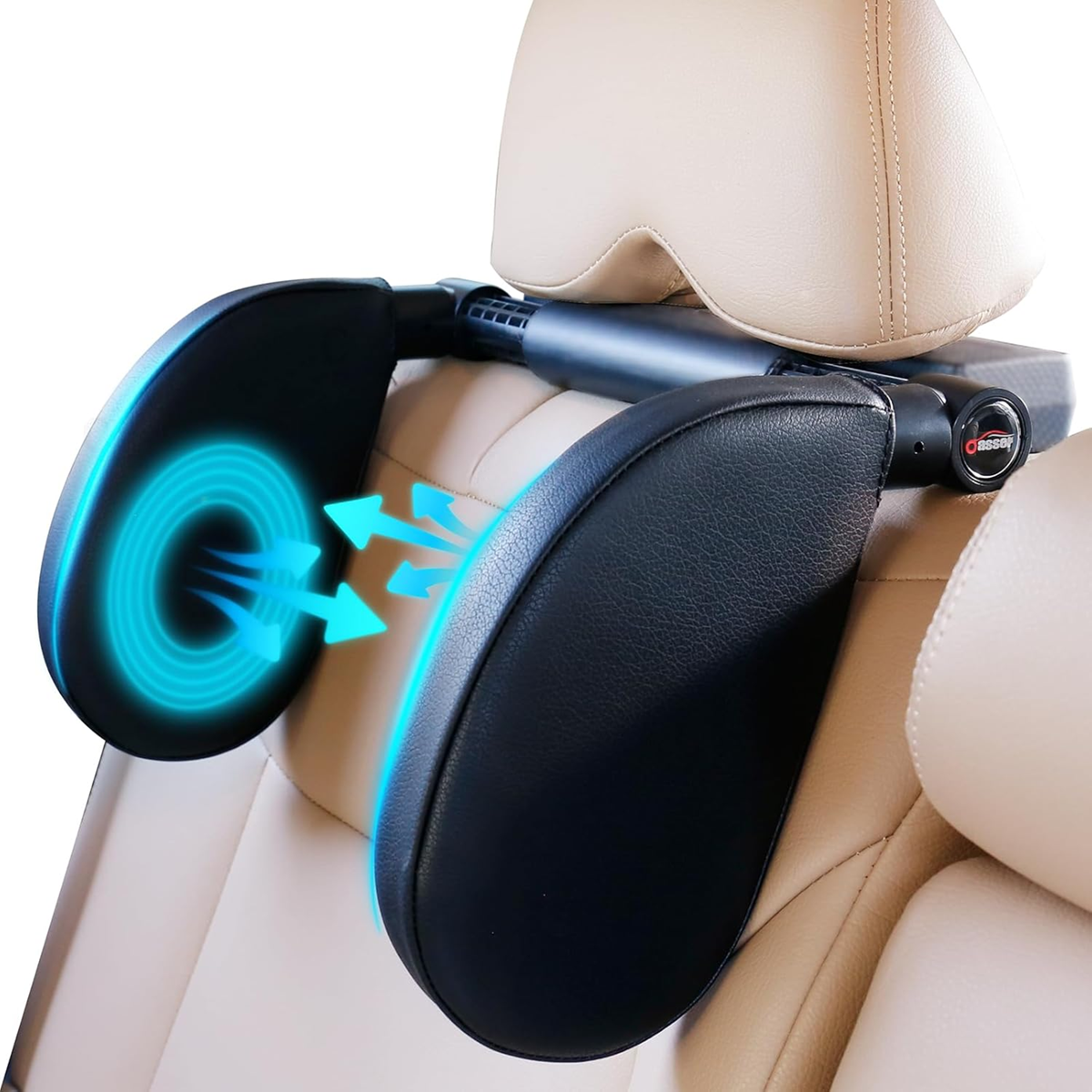 OASSER reposacabezas para coche 14-28 cm ajuste 180°