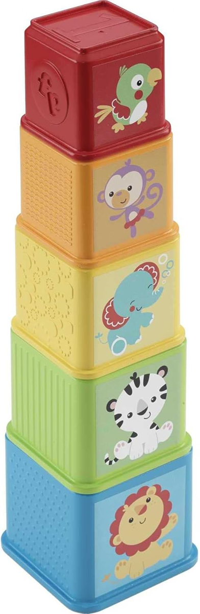 FISHER-PRICE Apila y Descubre Bloques de diferentes tamaños 5 unidades