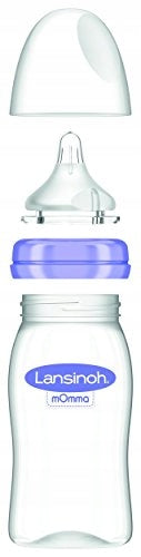 LANSINOH biberón 160 ml x2 tetina S 1 mes+