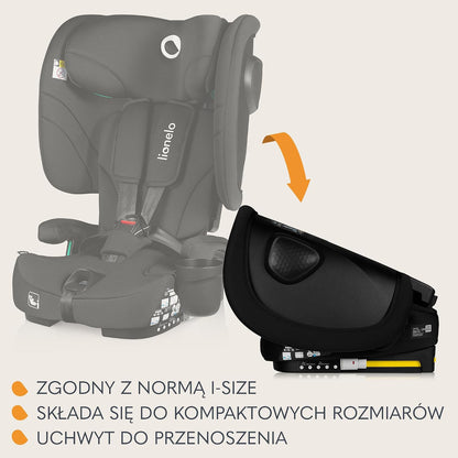 LIONELO NELLY i-Size silla de coche 76-150cm con ISOFIX