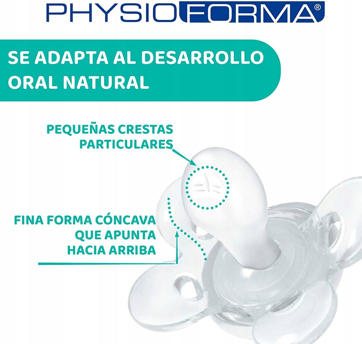 CHICCO PhysioForma COMFORT chupete x2 0-6m LATEX de caucho natural