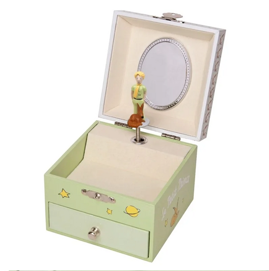 TROUSSELIER caja de música de cuerda que brilla en la oscuridad El Principito