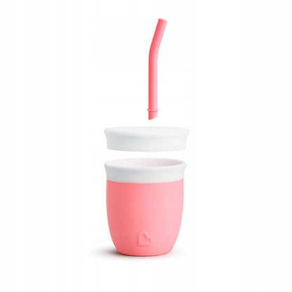MUNCHKIN vaso de silicona con pajita 6m+ 120ml