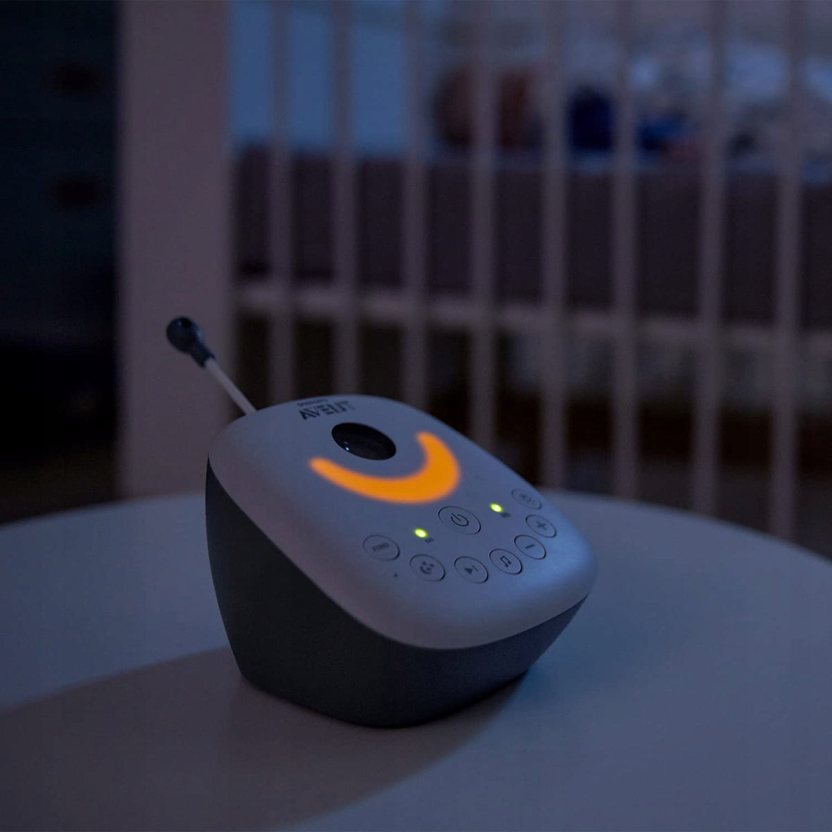 PHILIPS AVENT SCD733/26 niania elektr. + projektor z projektorem i podświetleniem w pokoju dziecka