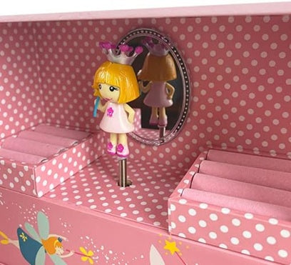 TROUSSELIER Princesa caja de música 13x25 cm con caja de música Mozart - Menuet