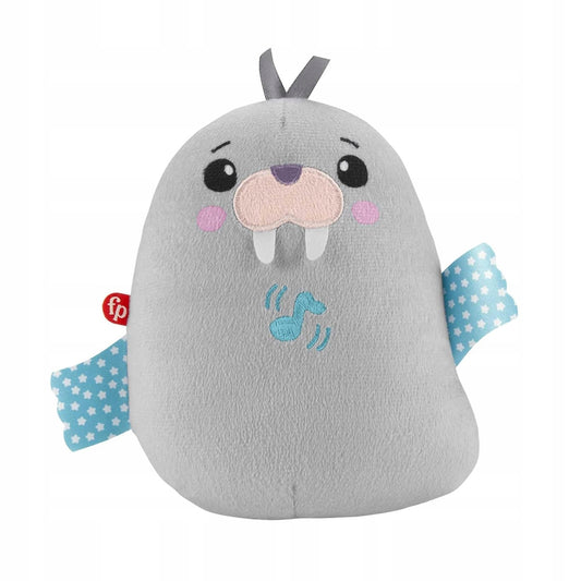 FISHER-PRICE Chill Vibes peluche musical con melodías y vibraciones FOCA 17 cm para bebés