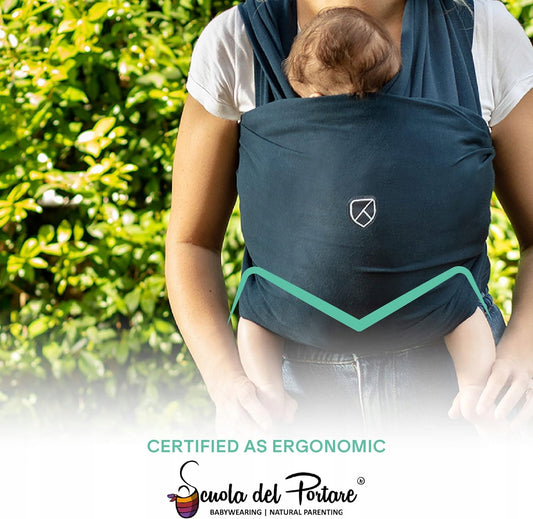 KOALA BABYCARE portabebés elástico hasta 15 kg máximo