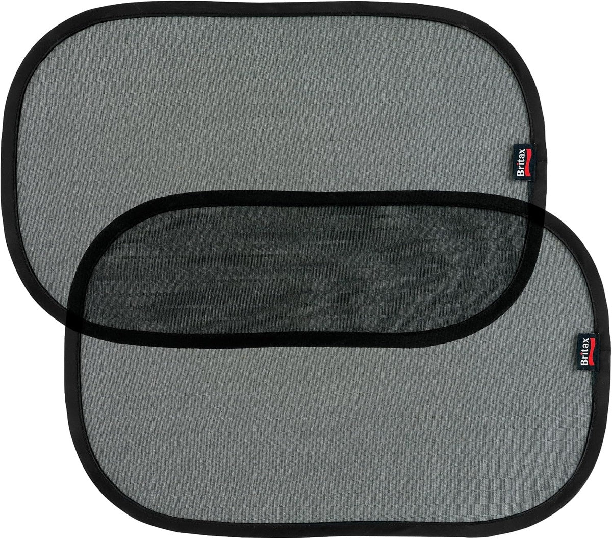 BRITAX ROMER osłona przeciwsłoneczna na szybę samochodu UPF30+ 2 sztuki, czarna siatka