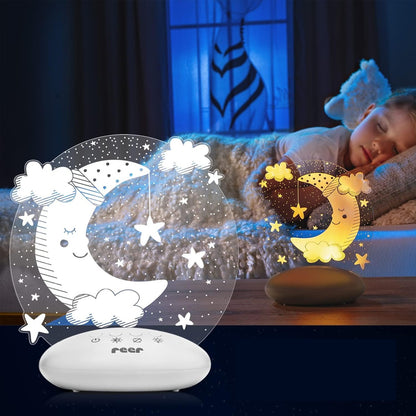 REER ColourLumy luz nocturna LED 5 colores LUNA