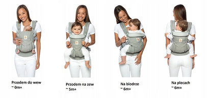 ERGOBABY OMNI 360 COOL AIR MESH mochila portabebés ergonómica 3,2-20,4 kg