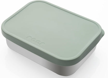 REER fiambrera de acero inoxidable con compartimento 700 ml 12x16 cm