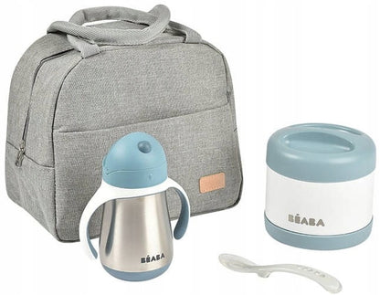 BEABA bolsa térmica aislante + termo, botella y cuchara
