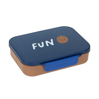 LÄSSIG Little Gang Smile fiambrera con compartimentos tipo bento