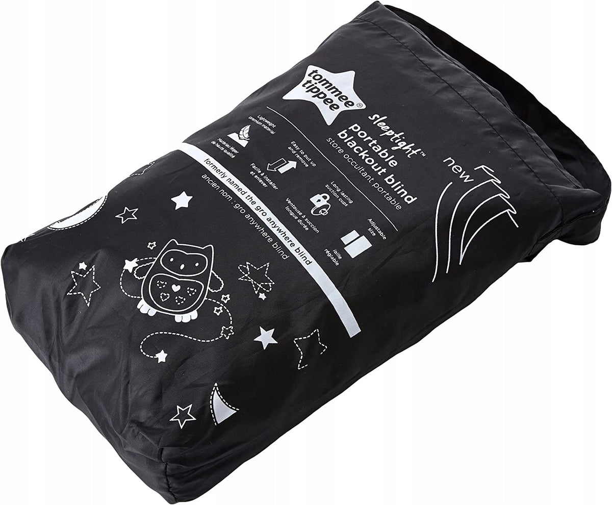 TOMMEE TIPPEE roleta zaciemniająca 130 X 99 z pokrowcem, przenośna osłona blackout do okna dla dziecka