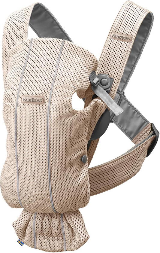 BABYBJORN MINI portabebés ergonómico 3-11kg AIRY MESH