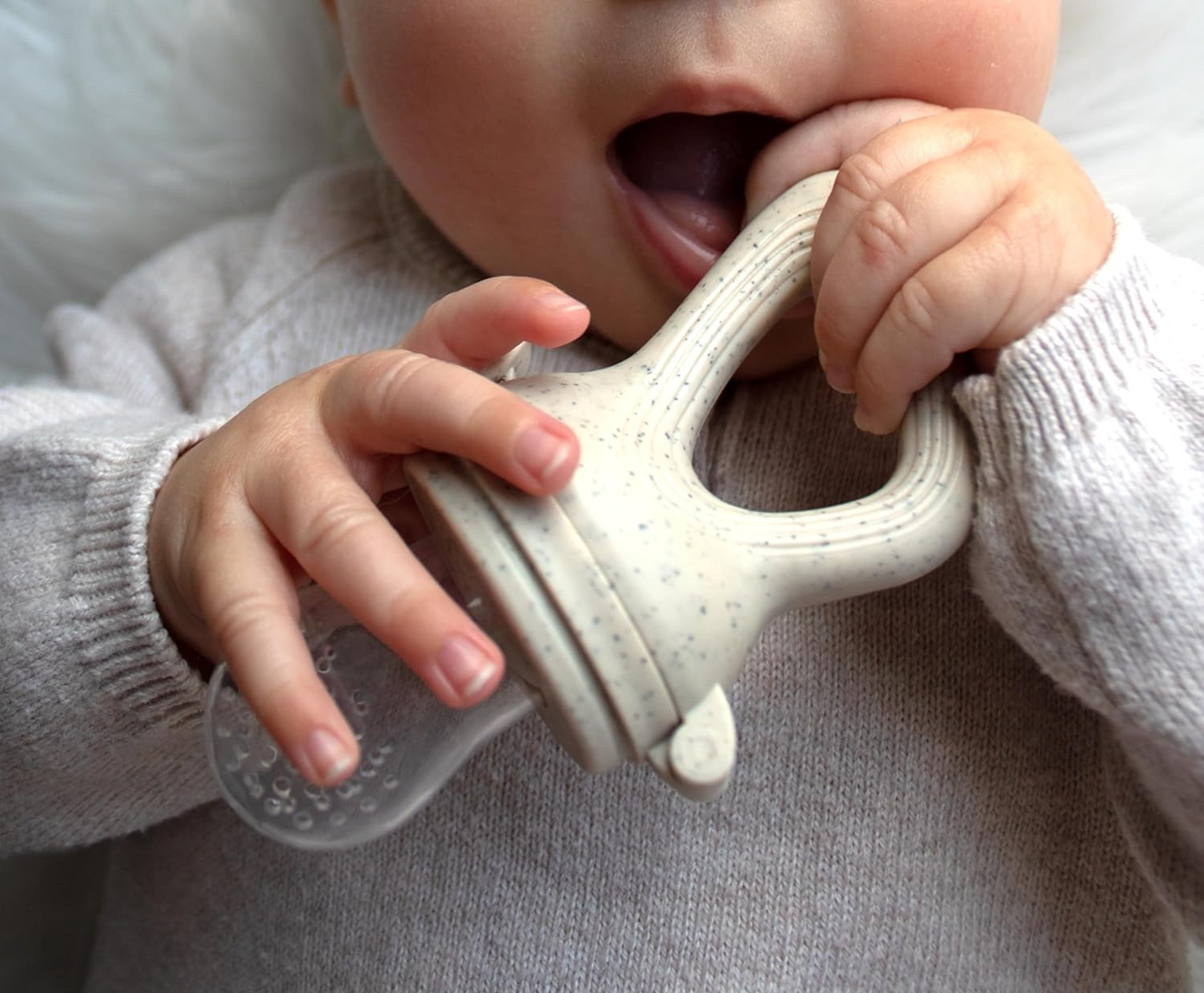 BABYLEDO mordedor dispensador de frutas para bebés 4 m+