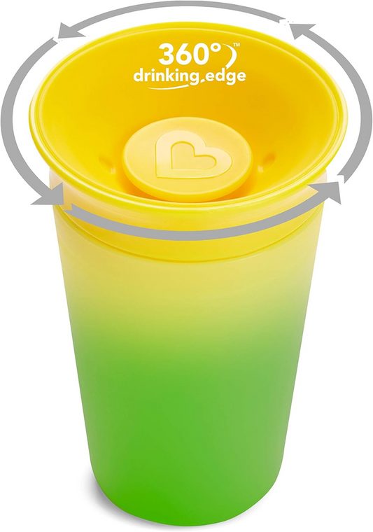 MUNCHKIN Vaso antiderrame Miracle boquilla 360° 266 ml 12 m+