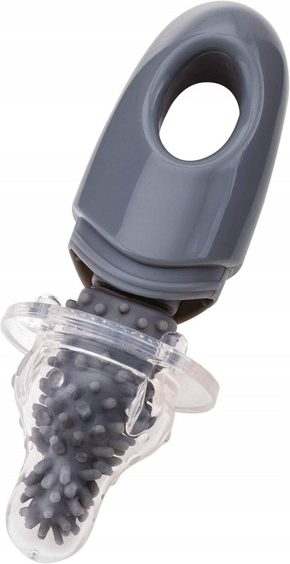 NUBY cepillo 2en1 para limpiar chupetes y biberones 30 cm con soporte