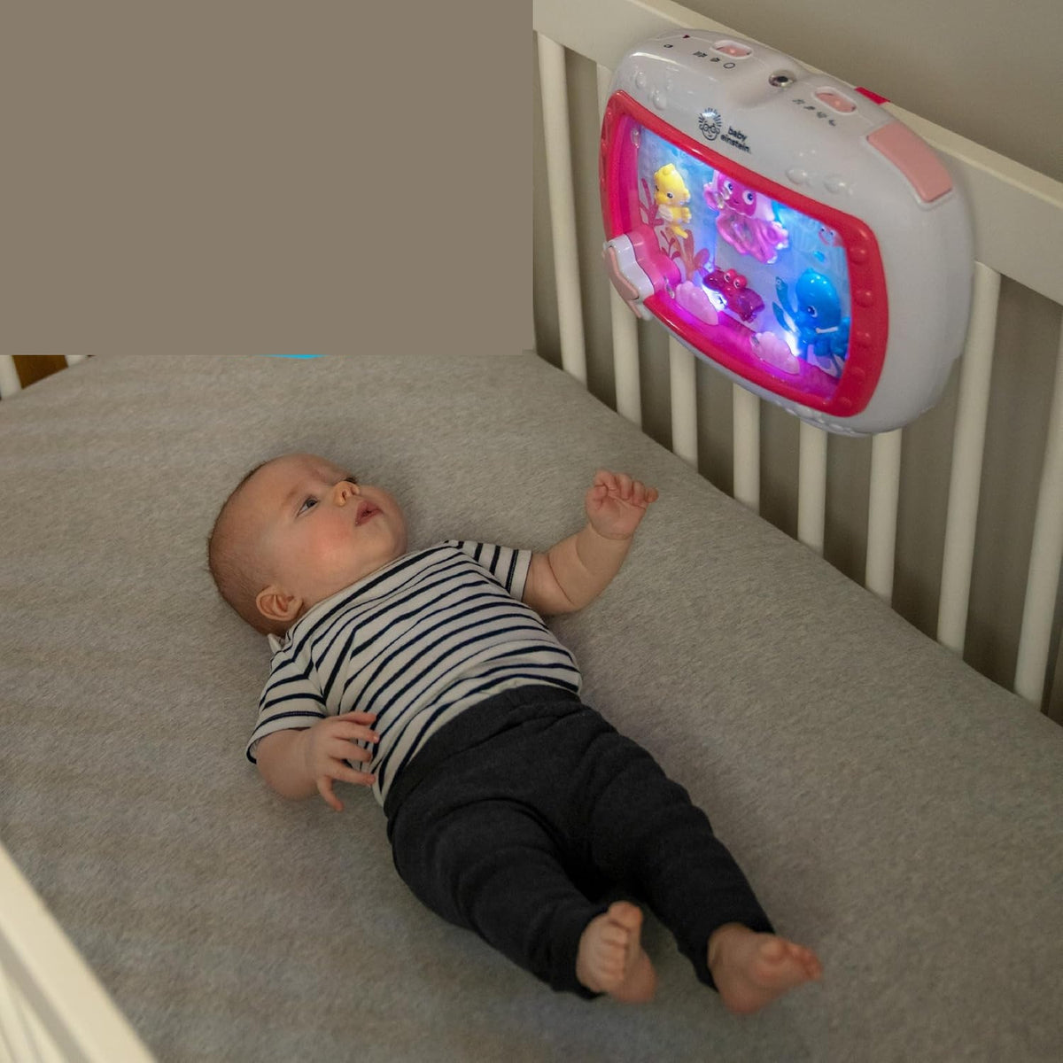 BABY EINSTEIN Sueños Marinos caja de música con luces + mando a distancia, 22 x 29 cm
