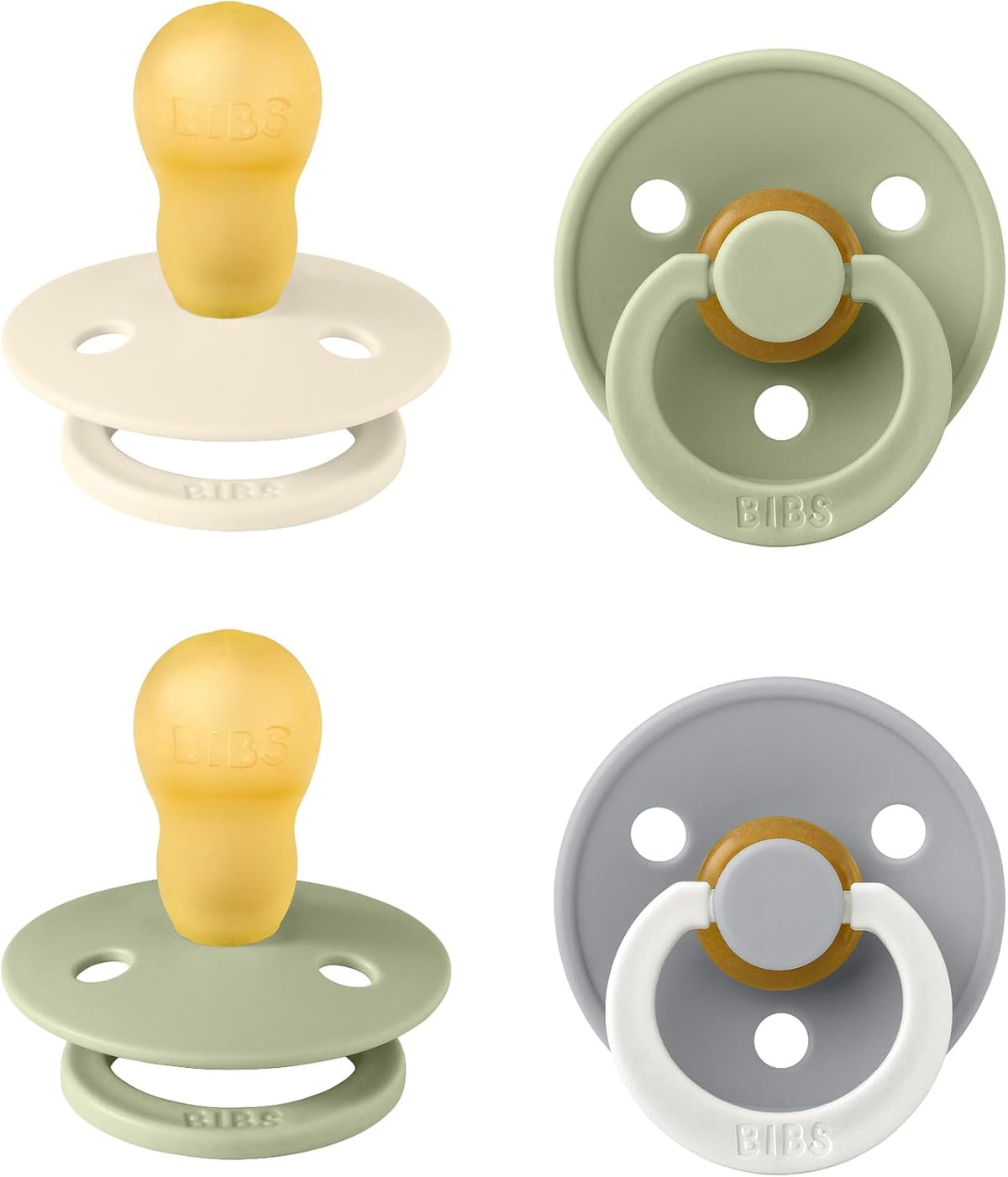 Chupetes BIBS Colour Glow Sage Glow Mix talla 1